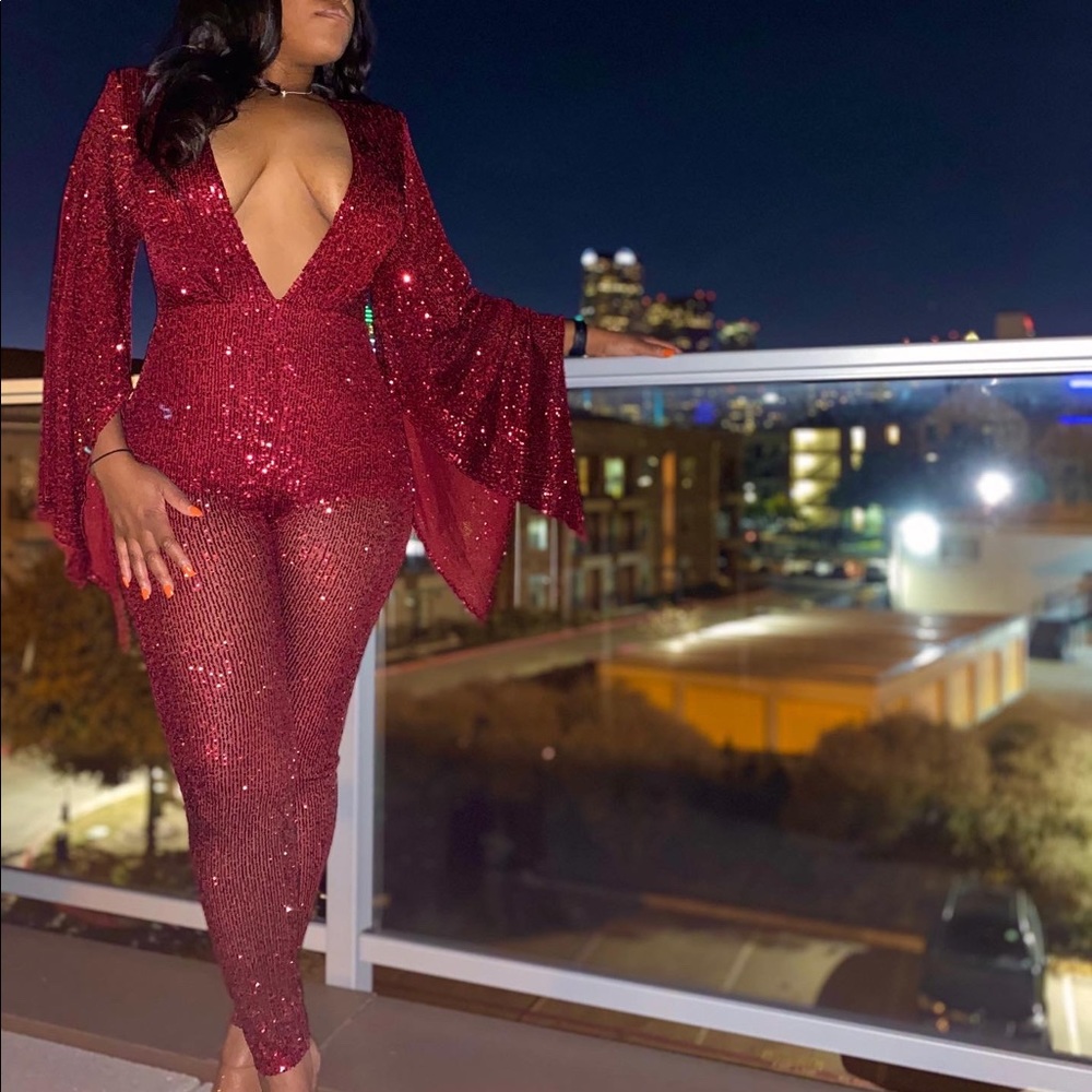Sequin Jumpsuit